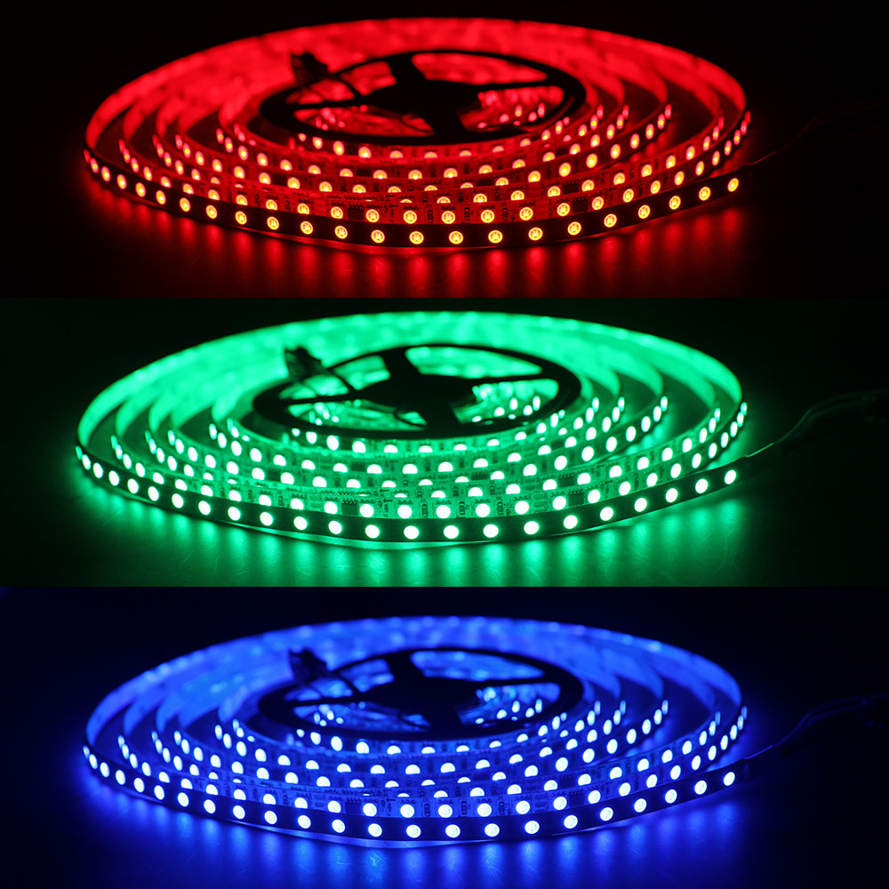 Addressable WS2811 Bright RGB LED Strip Lights SMD5050 84LEDs/m Addressable WS2811 Bright RGB LED Strip Lights SMD5050 84LEDs/m